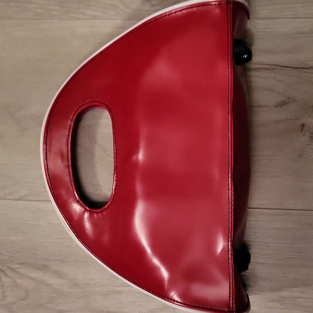 Y2k red pony vinyl bag - Picture 2 of 5